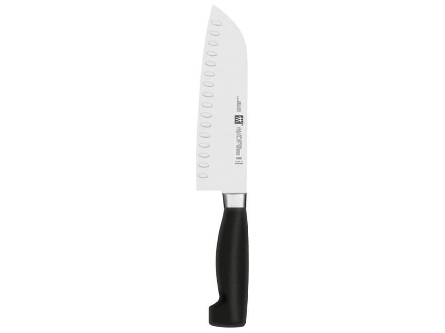 ZWILLING J.A.HENCKELS ITALIA Four star, COLTELLO SANTOKU ALVEOLATO - 18 CM