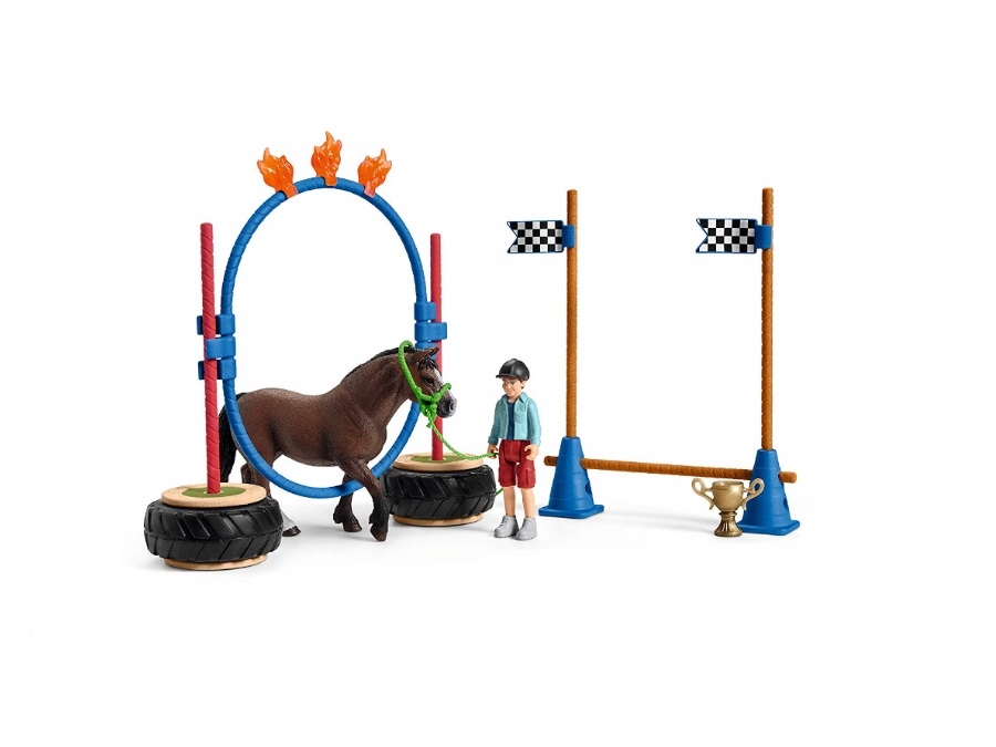 SCHLEICH Gara di agility pony