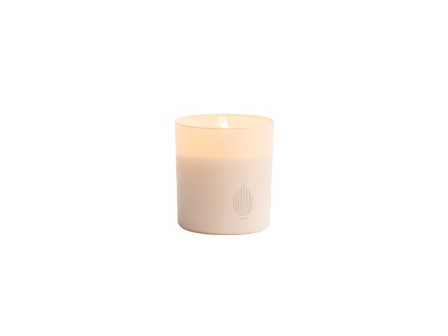 UYUNI LIGHTING Glass candels, candela in vetro, vanilla, 9,2x10,2 cm