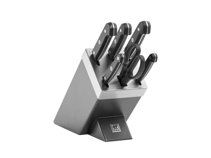 ZWILLING J.A.HENCKELS ITALIA Gourmet, ceppo di coltelli, 7 pezzi, grigio