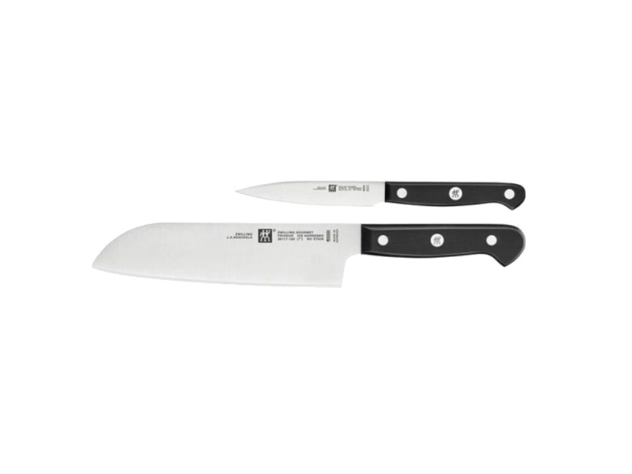 ZWILLING J.A.HENCKELS ITALIA Gourmet, set 2 coltelli, guarnire/santoku