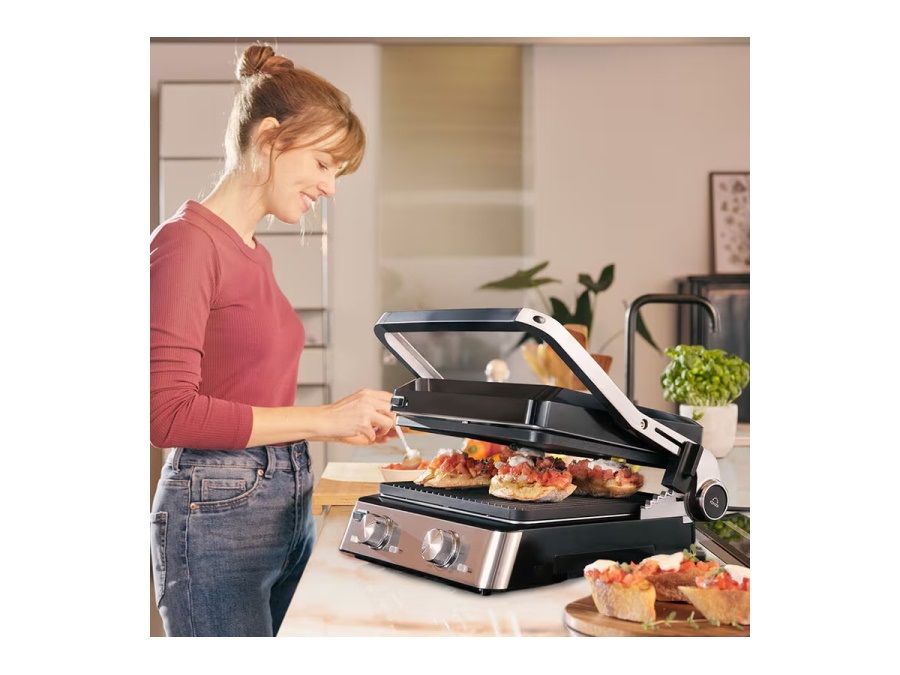 BRAUN Griglia a contatto MultiGrill 7 CG 7020 Nero/Acciaio inox