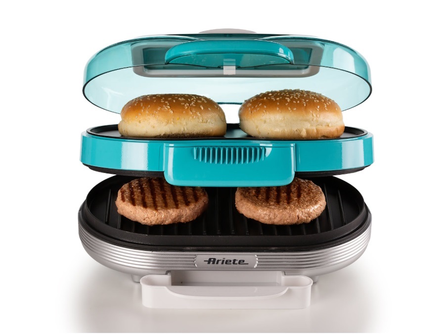 ARIETE Hamburger grill 205 azzurro