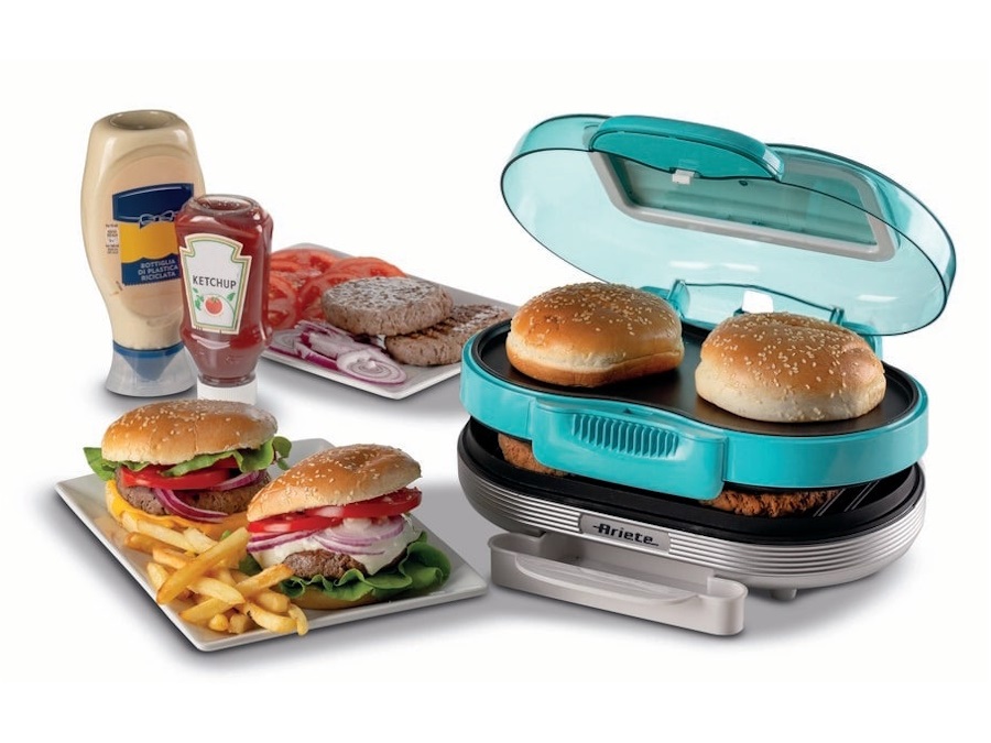 ARIETE Hamburger grill 205 azzurro