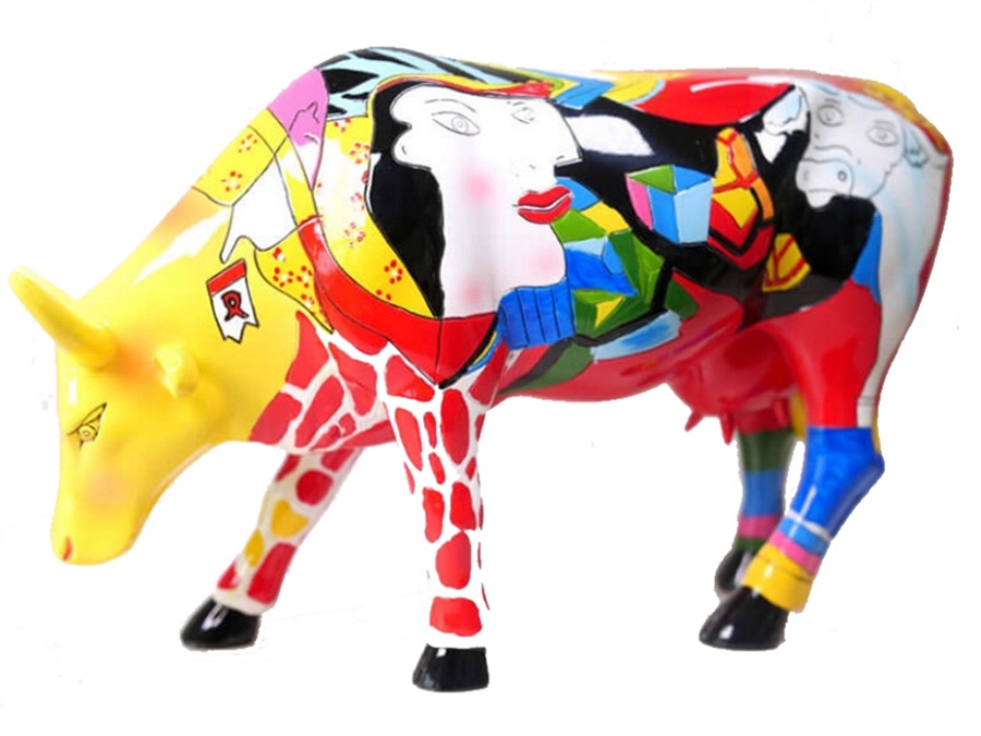 COWPARADE hommage to picowsso's african period