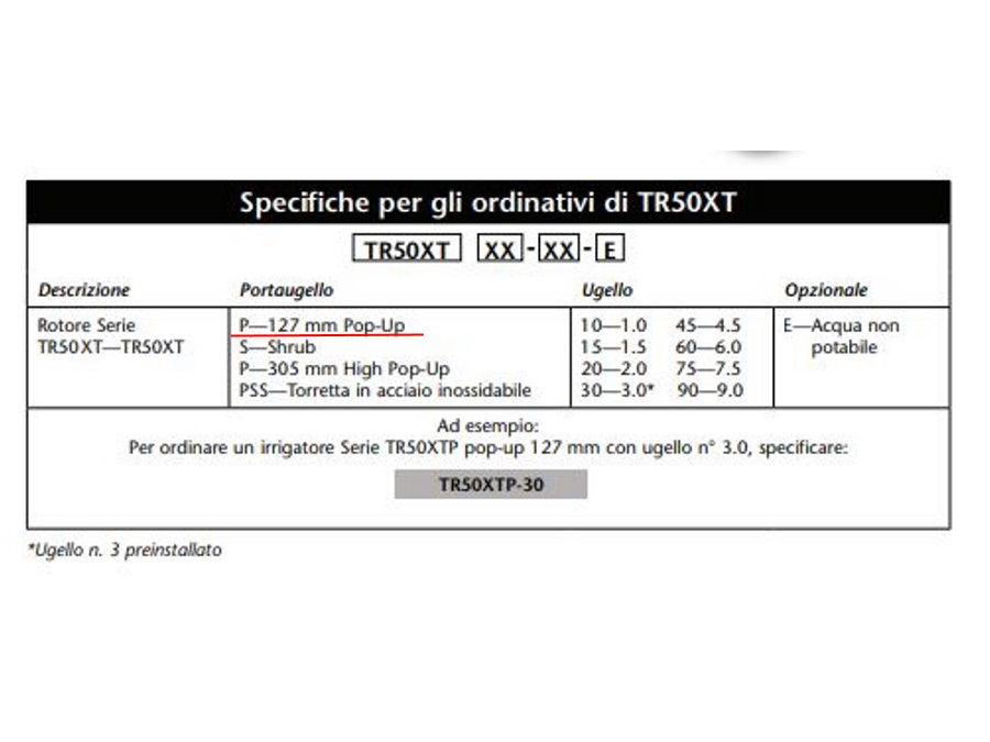 TORO Irrigatore dinamico, pop-up,  TR50XTP