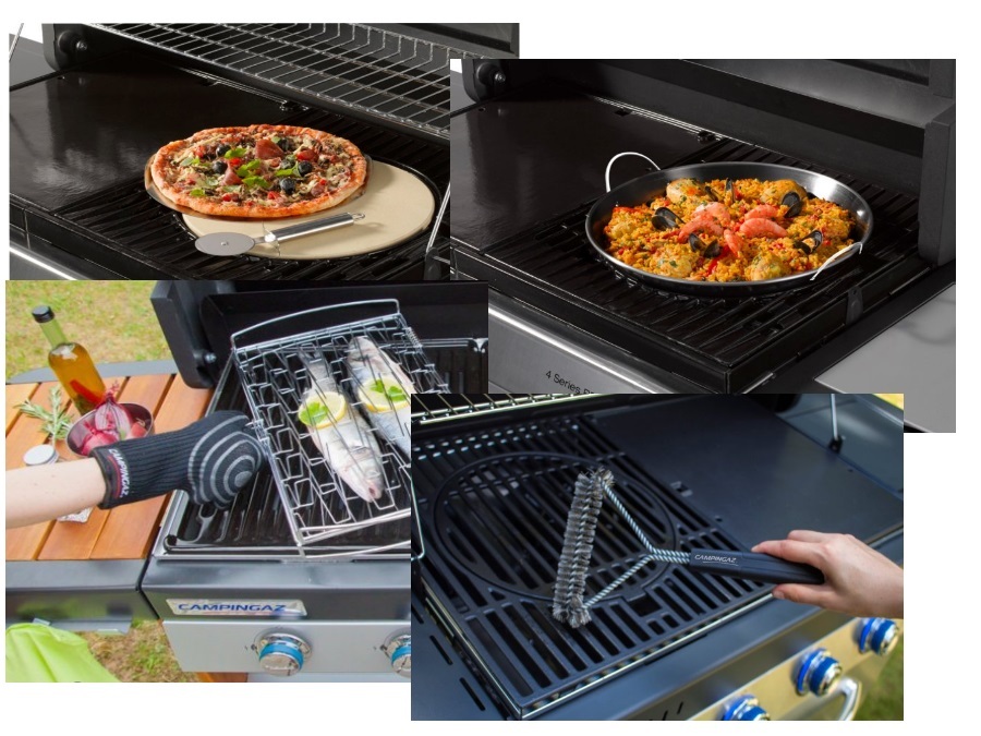 CAMPINGAZ Kit barbecue serie 3 Premium s dual gas con 5 accessori