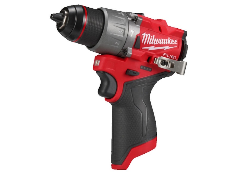 MILWAUKEE Kit M12 FPP3C-601 - Trapano M12 FPD2 + Tassellatore M12 CH + FID2 Avvitatore a impulsi, 2 x 6Ah