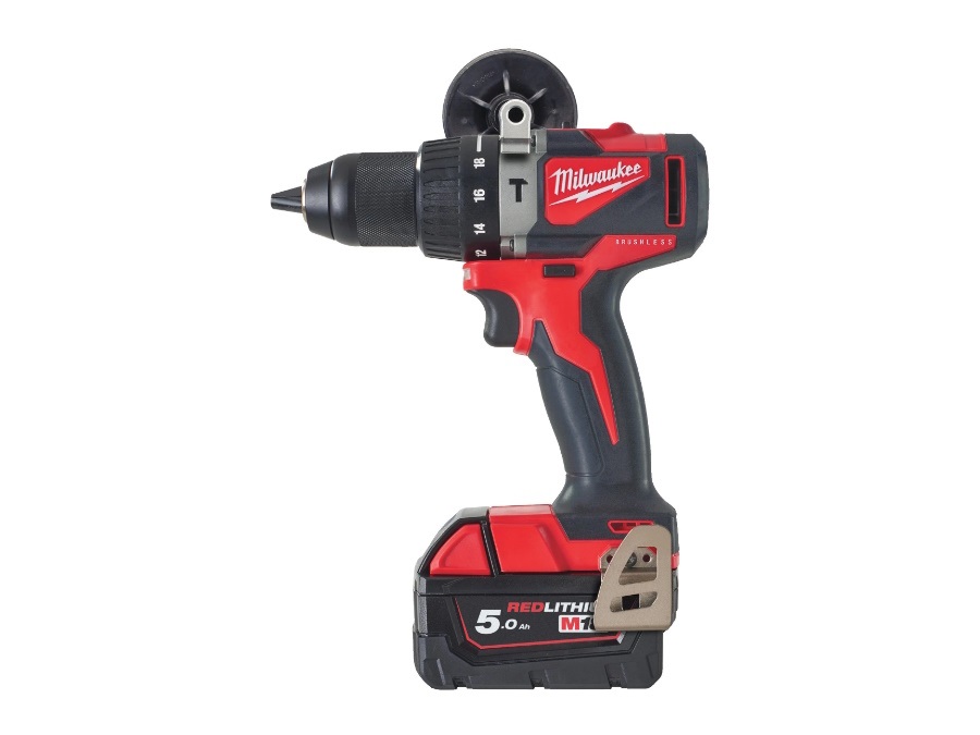 MILWAUKEE Kit M18 Brushless Trapano a percussione M18 blpd2 + Avvitatore ad Impulsi 1/4 Hex  M18 blidr (18V)