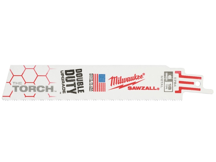 MILWAUKEE Lame demolizione THE TORCH metallo: 150 x 18 Tpi - 5 pz