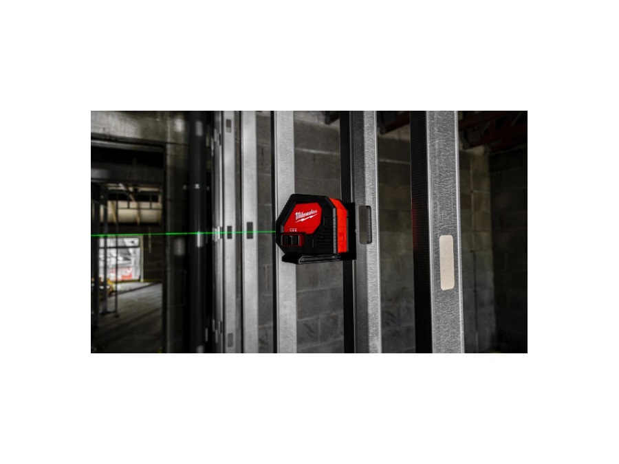 MILWAUKEE Laser lineare Verde alcalino a due linee CLL-C