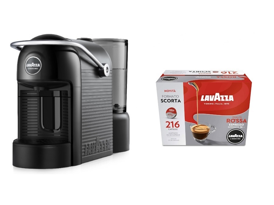 LAVAZZA Lavazza A Modo Mio Jolie Evo Nera + 216 Capsule Qualità Rossa