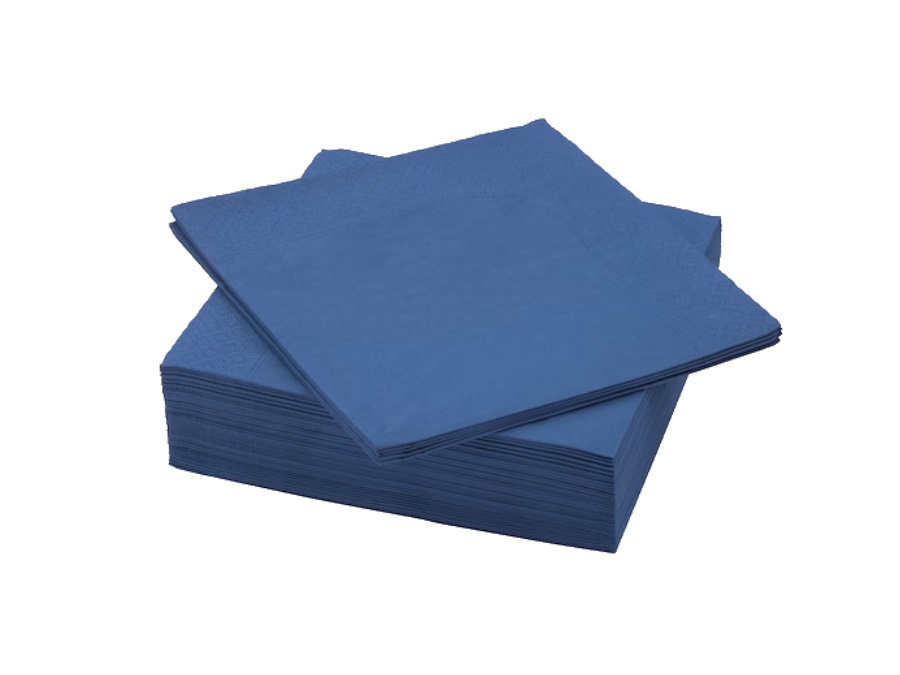 RO.IAL SRL Linen, tovagliolo 40x40, blu, 50 pz