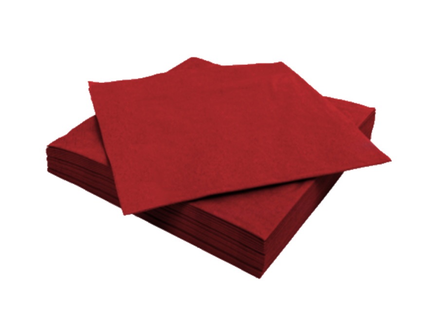 RO.IAL SRL Linen, tovagliolo 40x40, bordeaux, 50 pz