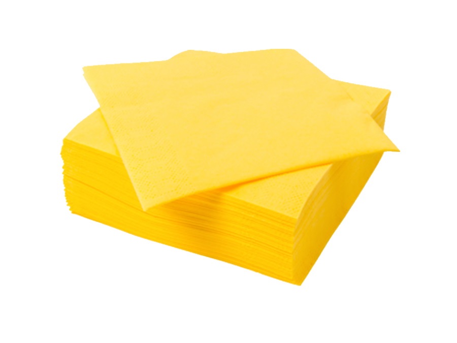 RO.IAL SRL Linen, tovagliolo 40x40, giallo, 50 pz