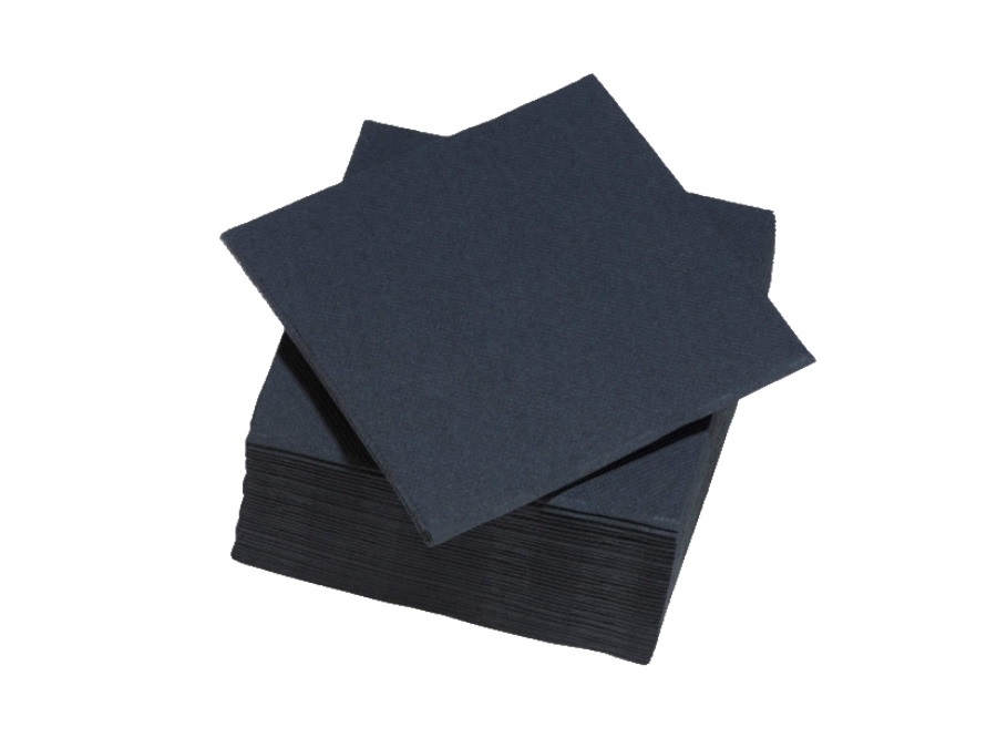 RO.IAL SRL Linen, tovagliolo 40x40, nero, 50 pz