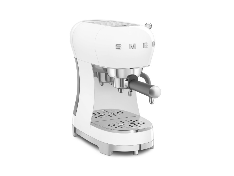 SMEG Macchina da caffè espresso manuale, bianco