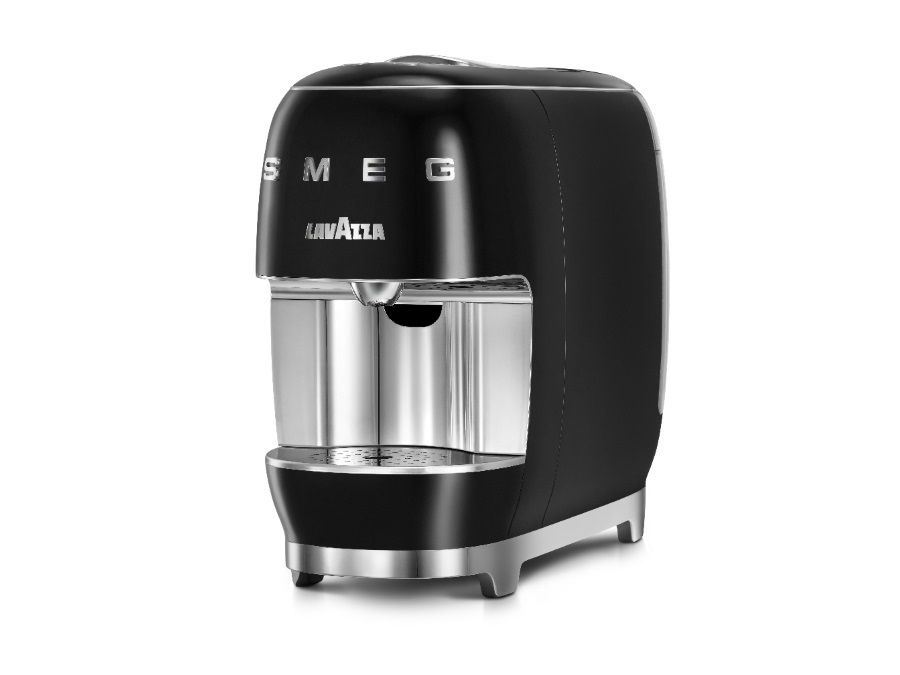 SMEG Macchina da Caffè Espresso, Nero, Lavazza A Modo Mio Smeg