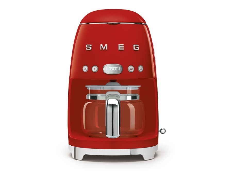 SMEG Macchina da caffè filtro 50's style, rosso