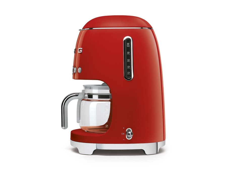 SMEG Macchina da caffè filtro 50's style, rosso