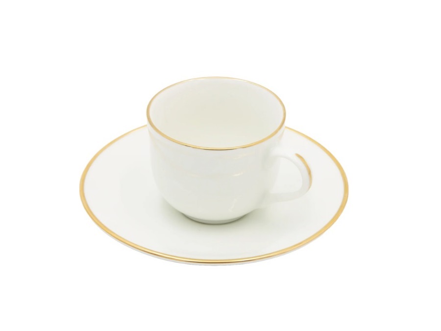 LA PORCELLANA BIANCA Maestà, tazza caffè con piattino 90 ml