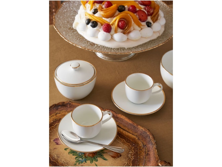 LA PORCELLANA BIANCA Maestà, tazza caffè con piattino 90 ml