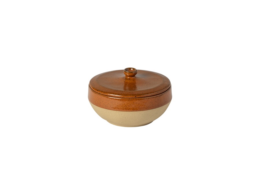 COSTA NOVA Marrakesh cannelle, bowl con coperchio, Ø 15,2x8,5h cm