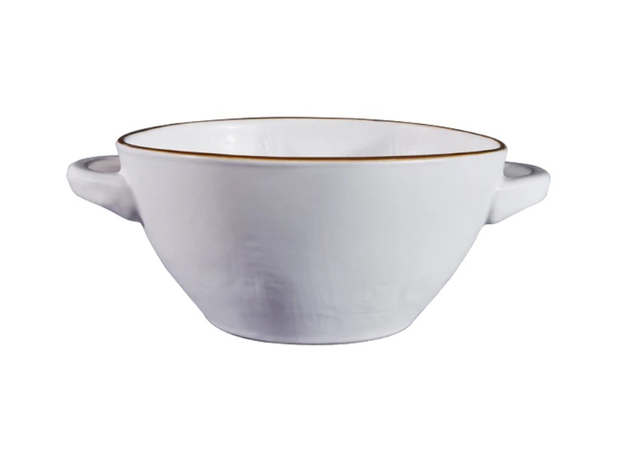 NOVITA' HOME Mediterraneo, ciotola zuppa bianca 20x15