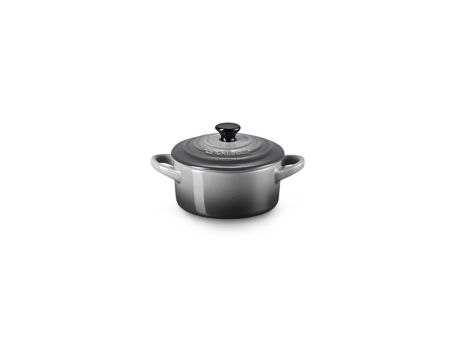 LE CREUSET Mini cocotte rotonda in gres vetrificato 10 cm - flint