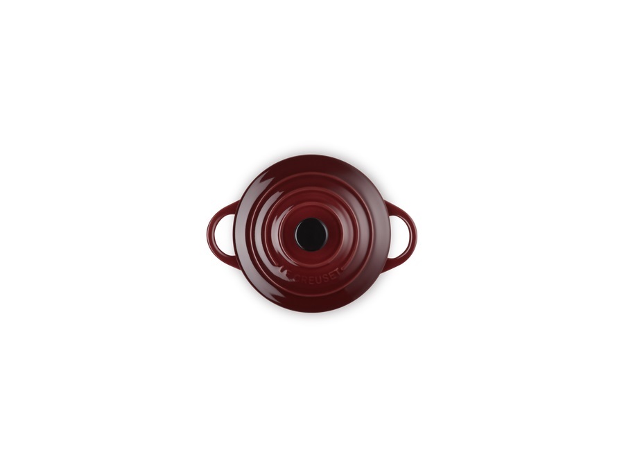 LE CREUSET Mini cocotte rotonda in gres vetrificato 10 cm - garnet