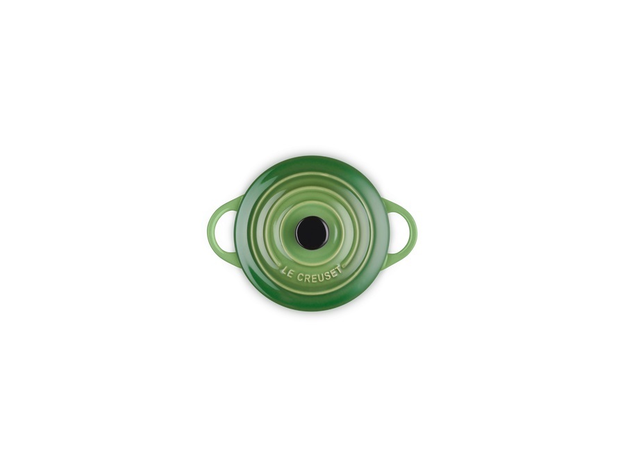 LE CREUSET Mini cocotte rotonda in gres vetrificato 10 cm - verde bamboo