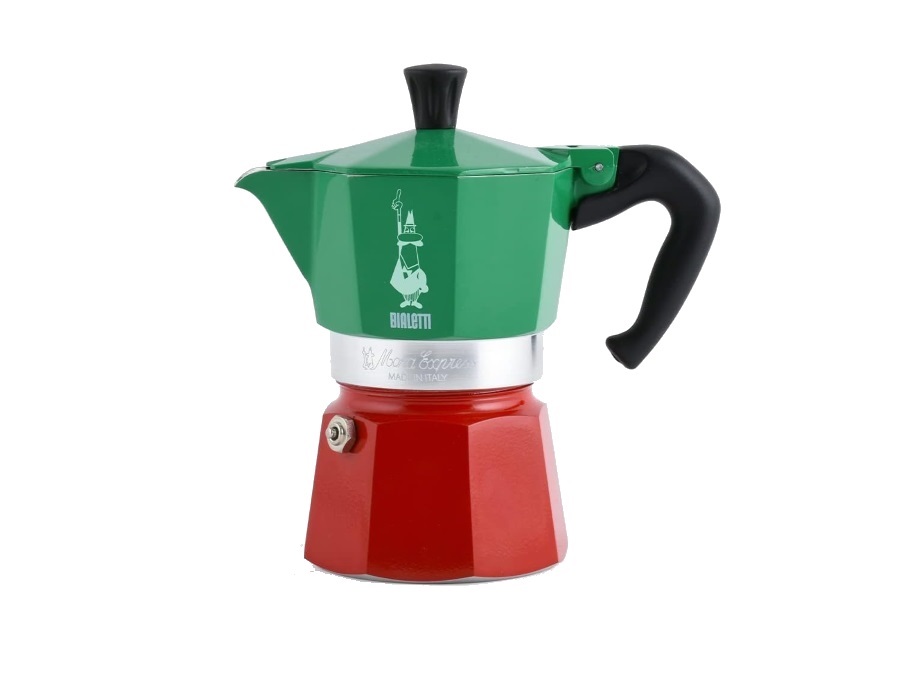 BIALETTI INDUSTRIE Moka express tricolore - 6 tazze