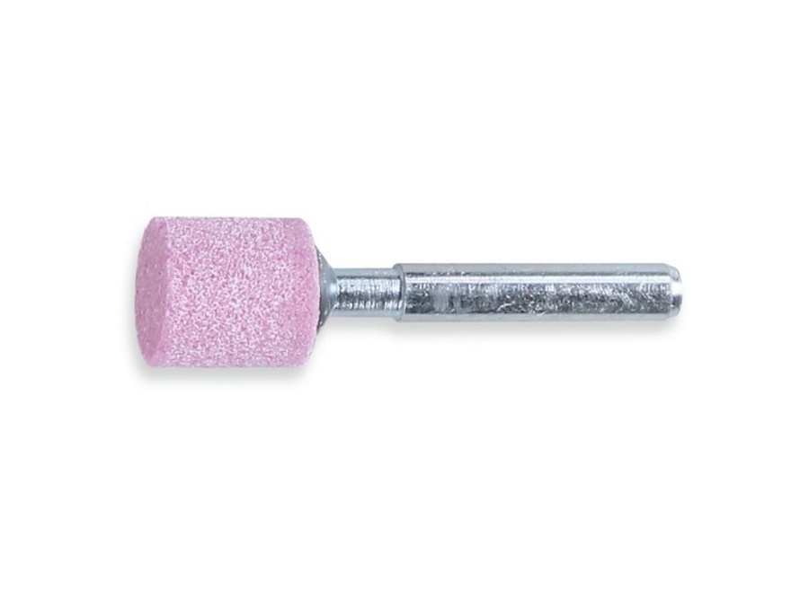 BETA UTENSILI Mole abrasive con gambo, granuli abrasivi con corindone rosa con legante ceramico, forma cilindrica - MISURA Ø(30mm) - h(30mm)