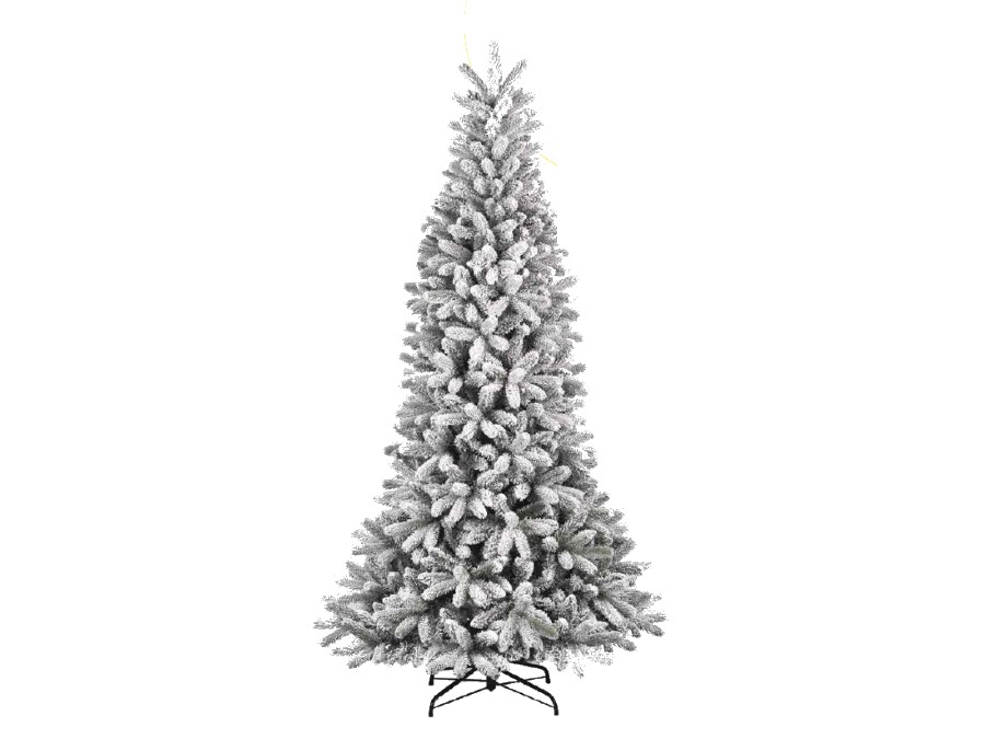 FLORA S.R.L. Montecarlo floccato, albero di natale - 240 cm