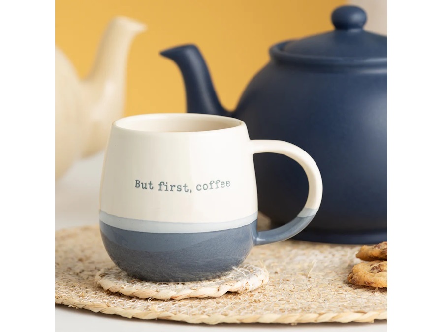 PRICE & KENSINGTON Mug, 34 cl, "But first, coffee"