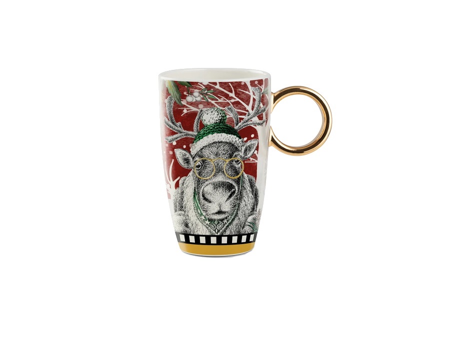 EGAN Mug natale renna, 440 ml