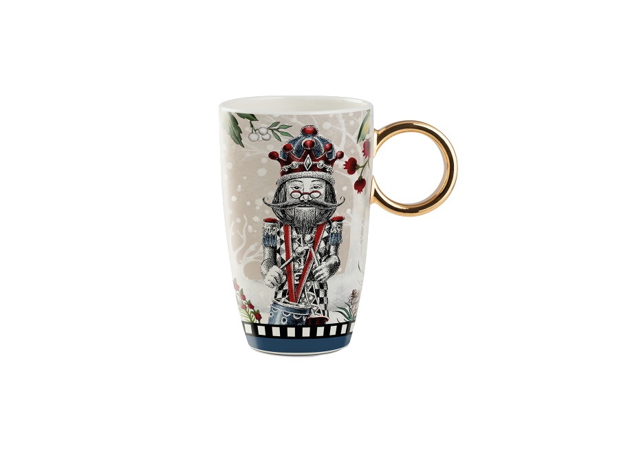 EGAN Mug natale schiaccianoci, 440 ml