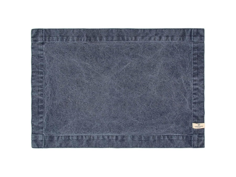 ROSE & TULIPANI Myplace, tovaglietta denim 50x35 cm