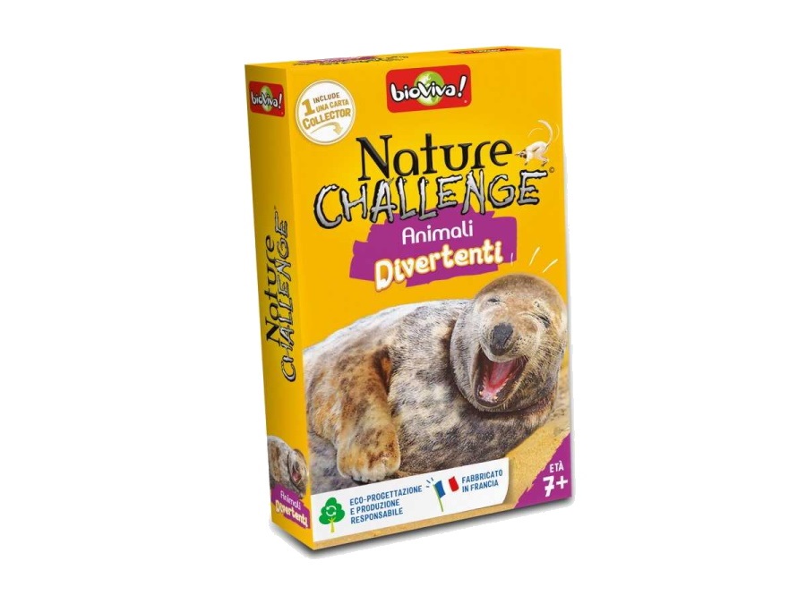 BIOVIVA Nature challange, mazzo di carte, animali divertenti