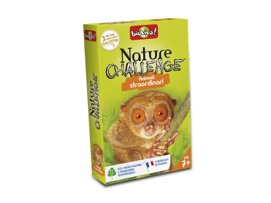 BIOVIVA Nature challange, mazzo di carte, animali straordinari