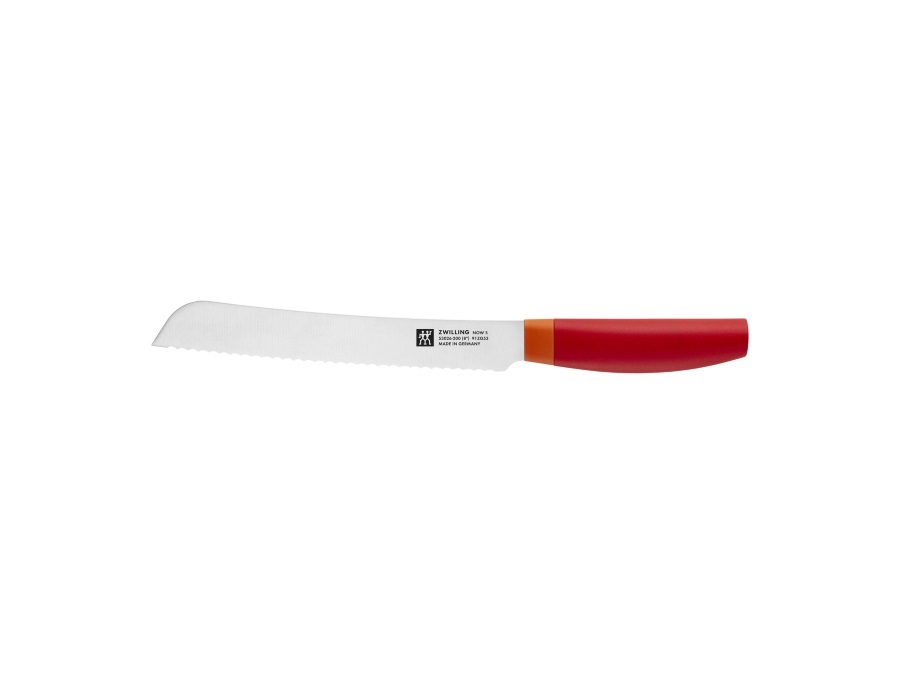 ZWILLING J.A.HENCKELS ITALIA Now s, Coltello da pane seghettato - 20 cm rosso