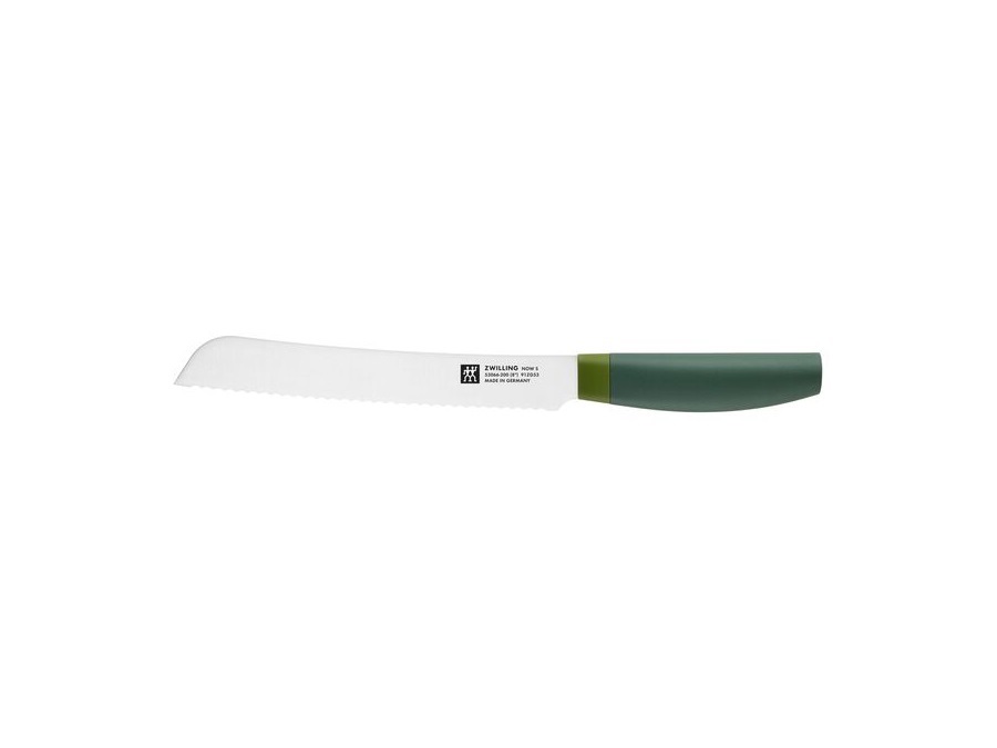 ZWILLING J.A.HENCKELS ITALIA Now s, Coltello da pane seghettato - 20 cm verde