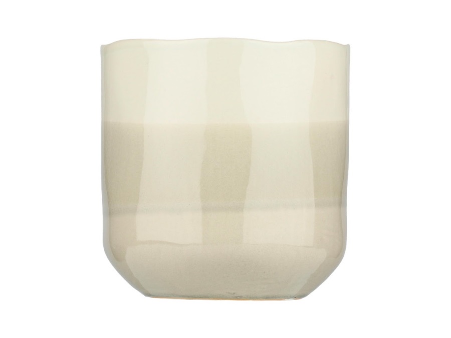 RITUALI DOMESTICI Nuance - beige, cachepot in gres, taglia M