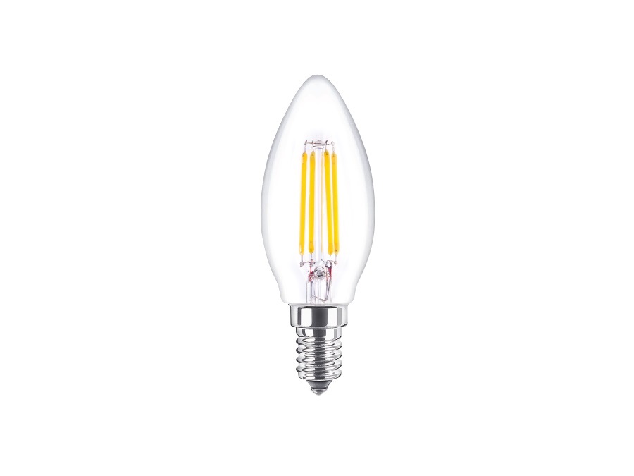 NOVA LINE Oliva a led a filamento E14 - 6 W - 4000 K - 806 lm