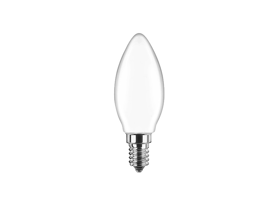 NOVA LINE Oliva a led opale a filamento E14 - 4W - 2700K - 420lm