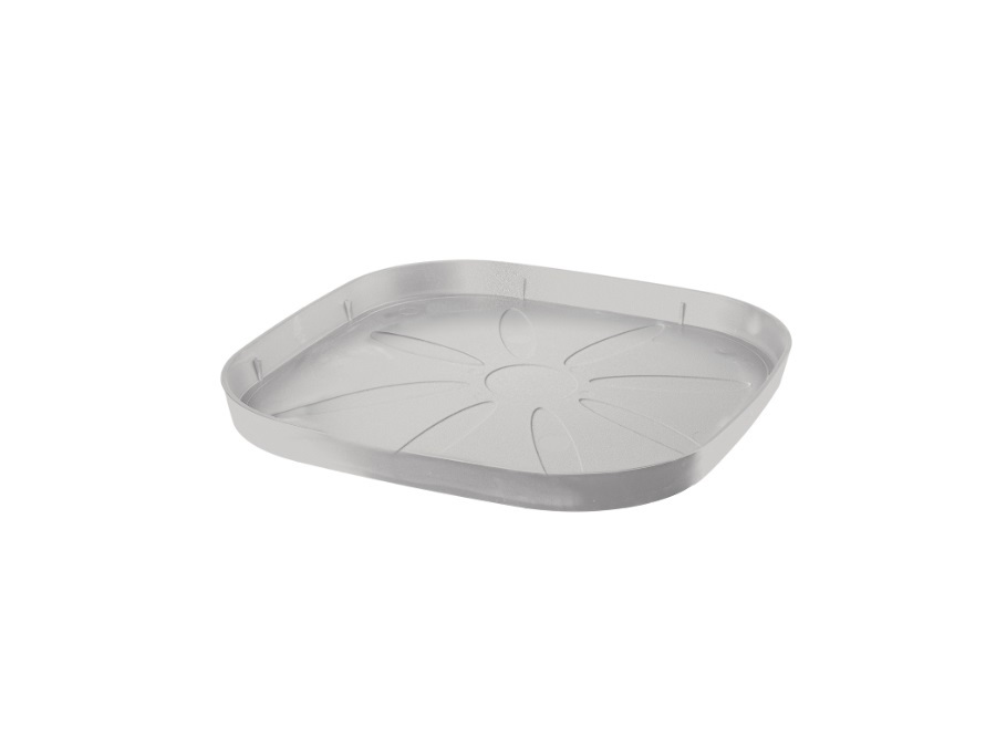 DEROMA Origin, sottovaso quadro grigio chiaro 24 cm