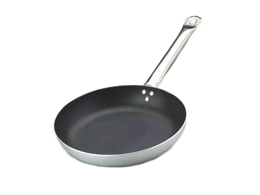 PENTOLE AGNELLI Padella 1964 alluminio BASIC NON-STICK manico acciaio - 24 Cm