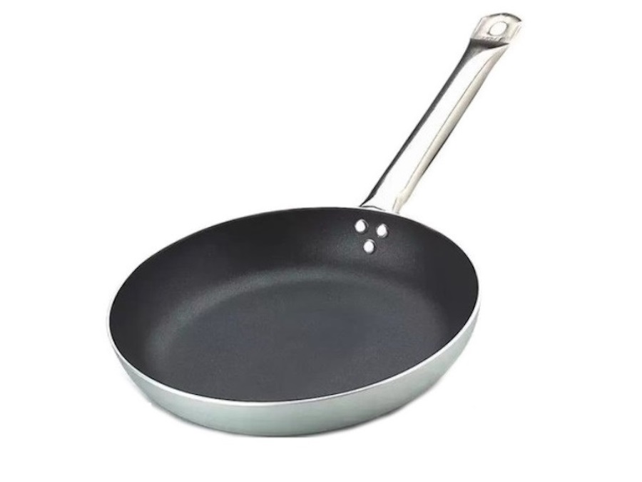 PENTOLE AGNELLI Padella 1964 alluminio BASIC NON-STICK manico acciaio - 32 Cm