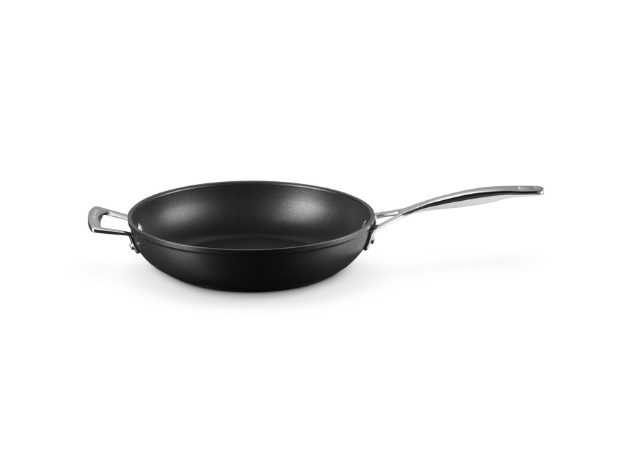 LE CREUSET Padella alta con maniglia in alluminio antiaderente, Ø 28 cm