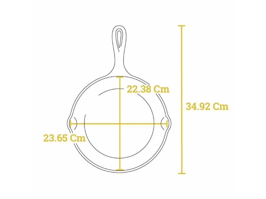 LODGE Padella tonda, 22 cm